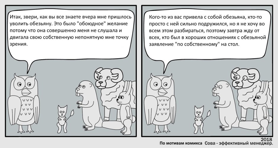 Смешная Сова рисунок