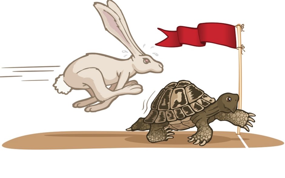 Заяц и черепаха