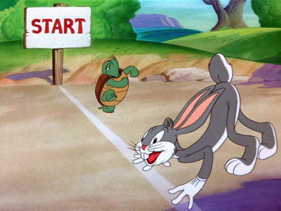 Заяц и черепаха