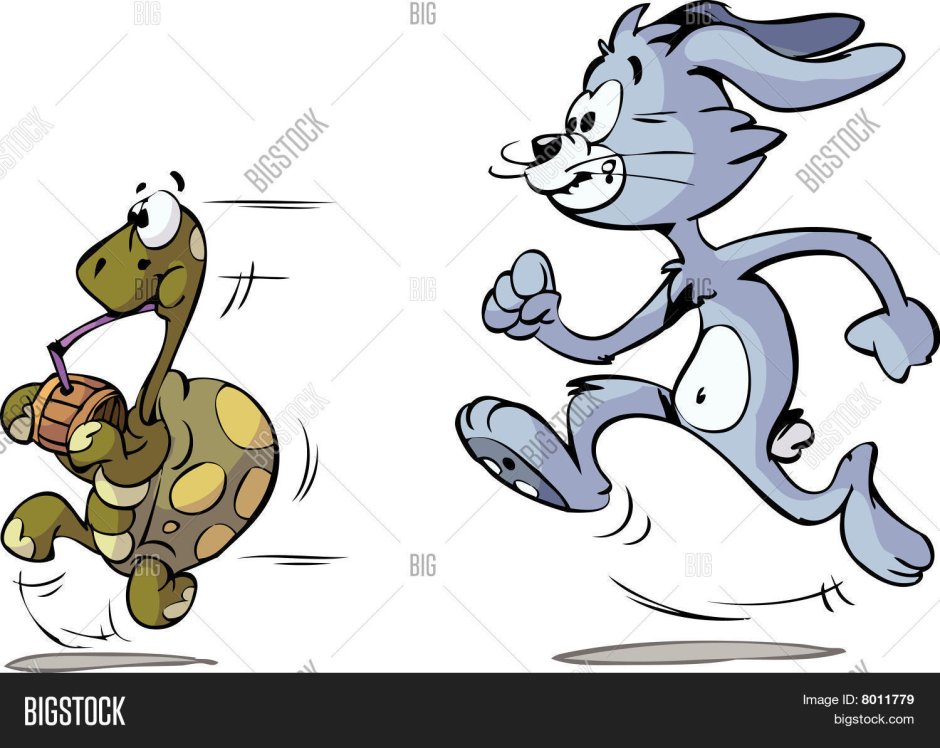 Заяц и черепаха Дисней