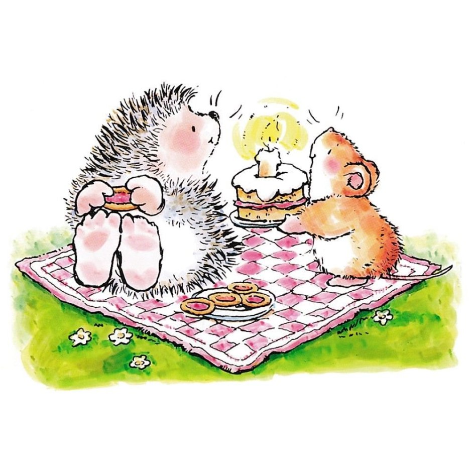 Милый Ежик с днем рождения