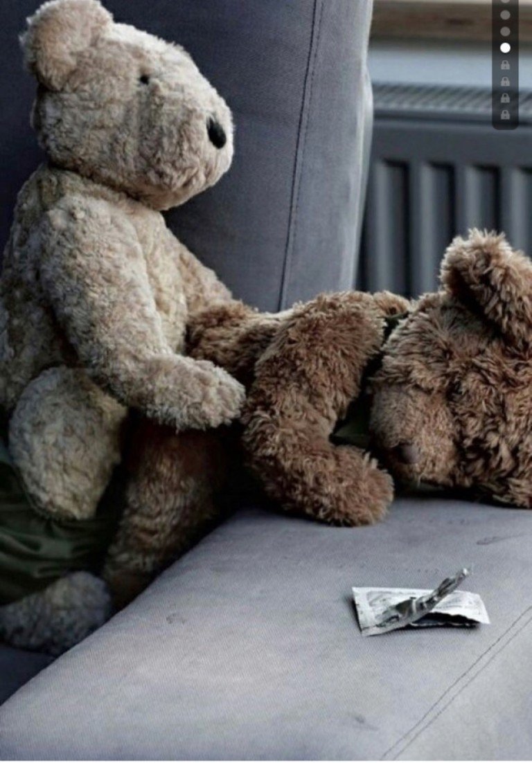 Девушка с мишкой