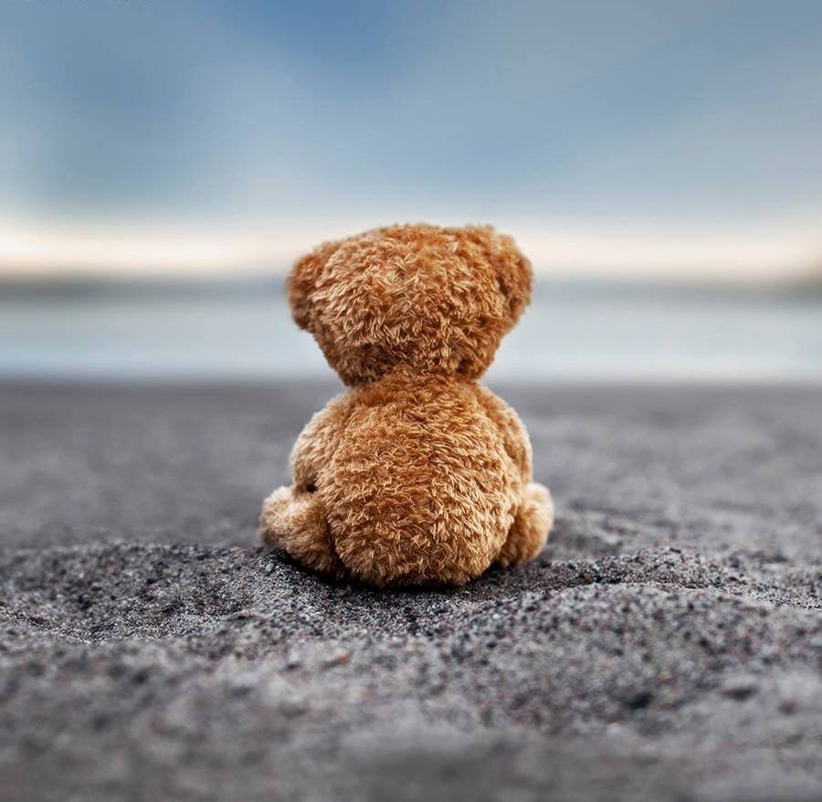 Грустный мишка