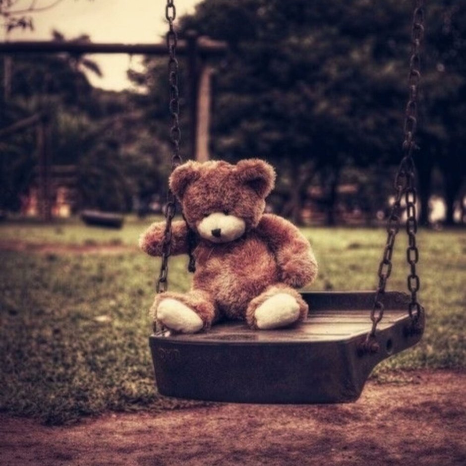 Грустный мишка