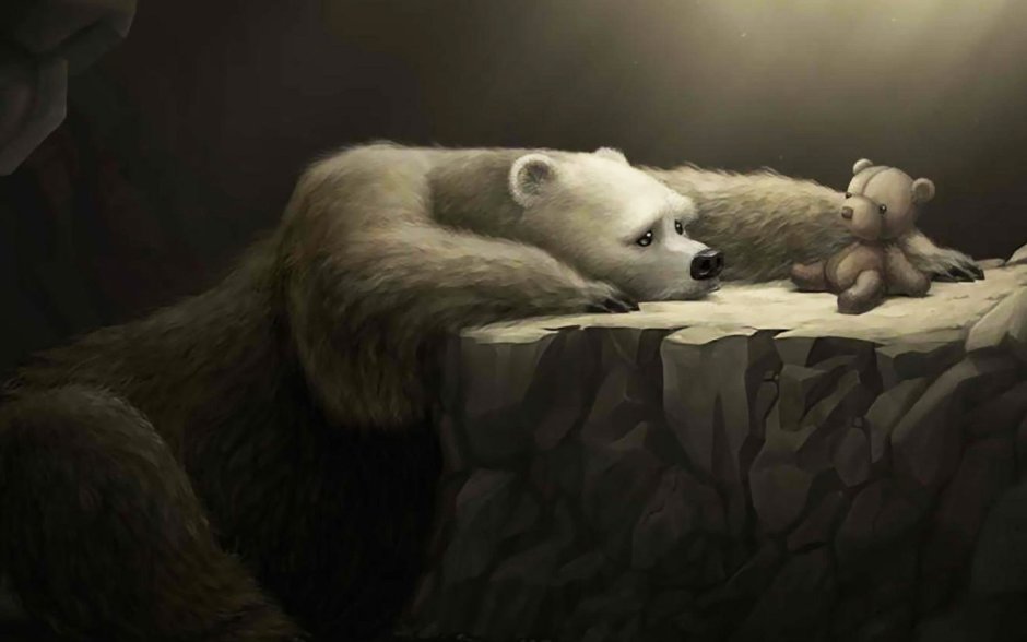 Одиночество мишка
