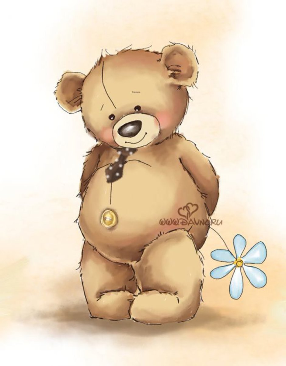 Медвежонок Бурик иллюстрации