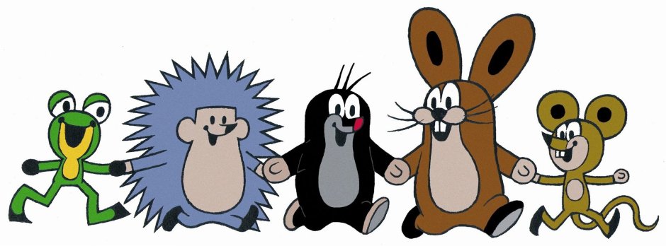 Кротик мультфильм герои