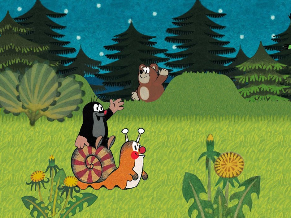 Кротик мультфильм чешский