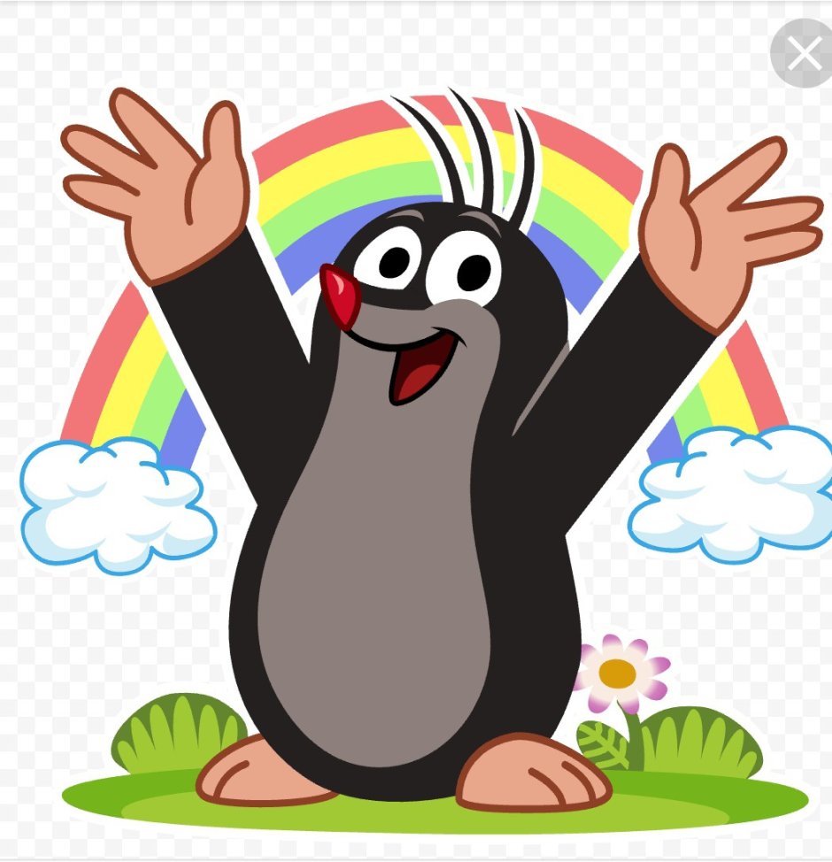 Стикеры Кротик телеграмм