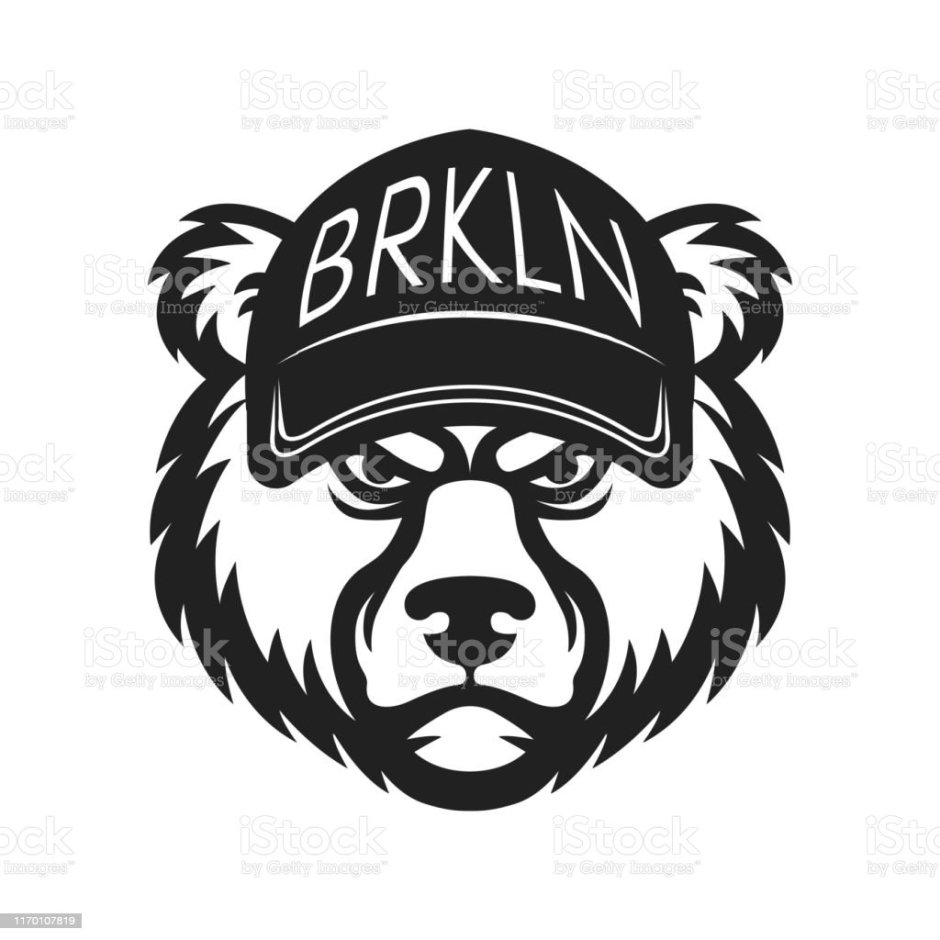 Бейсболка с медведем