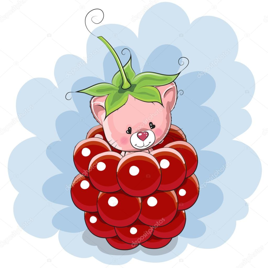 Тортик с фруктами для девочки