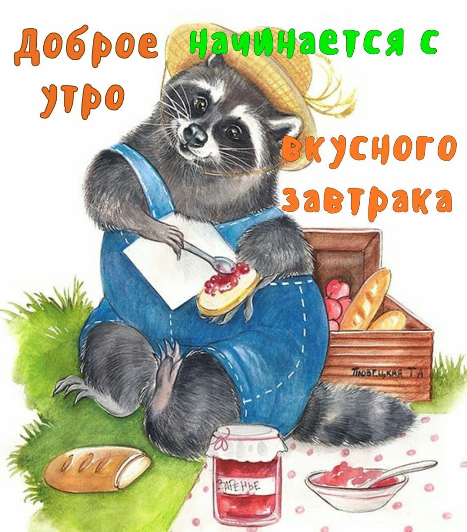 С добрым утром енот