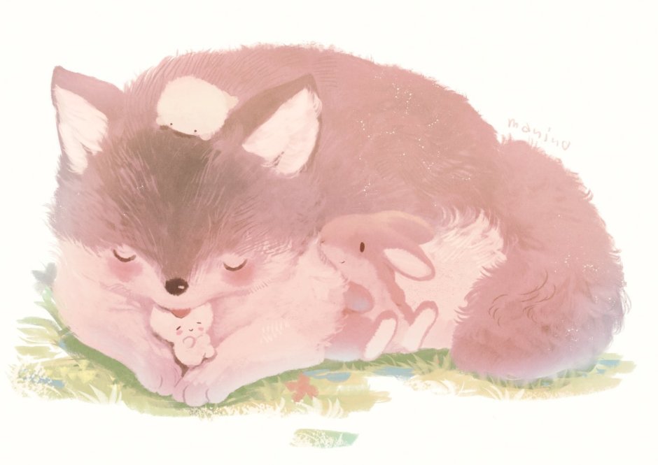 Выдающиеся звери волк и кролик