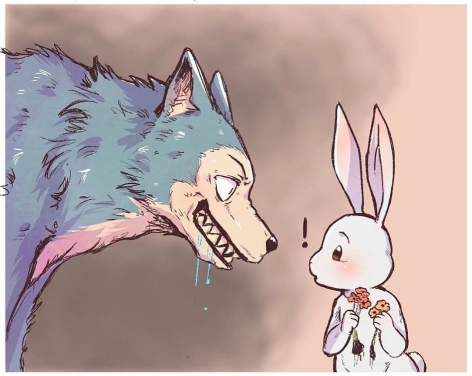 Аниме про кролика и волка