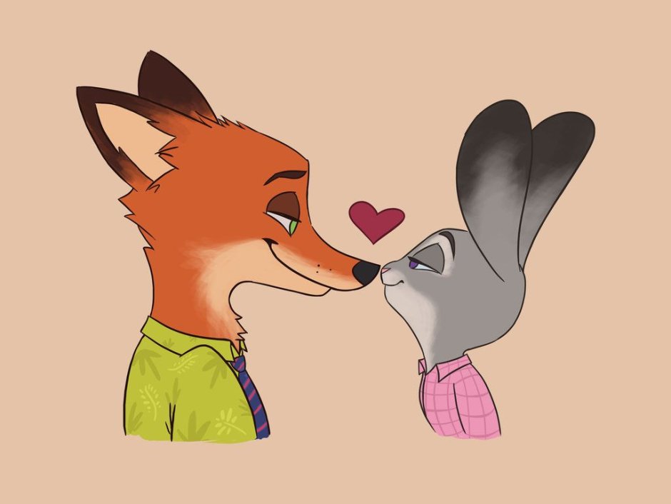 Зайчик и Лис из Зверополиса