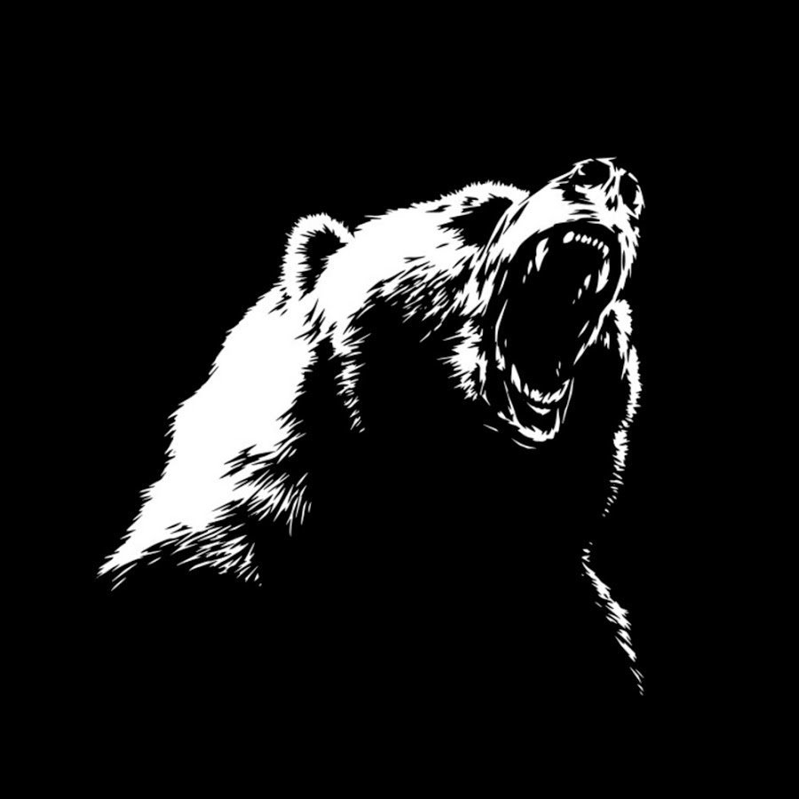 Медведь Гризли злой