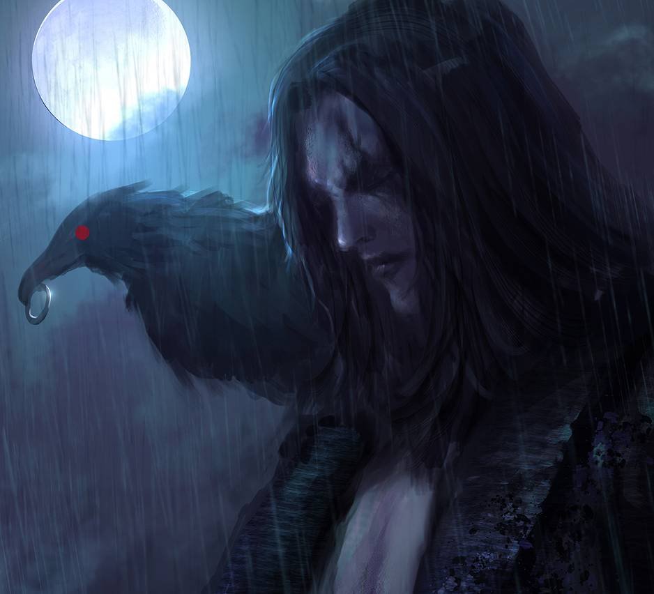 Старая модель ворона и Джесси