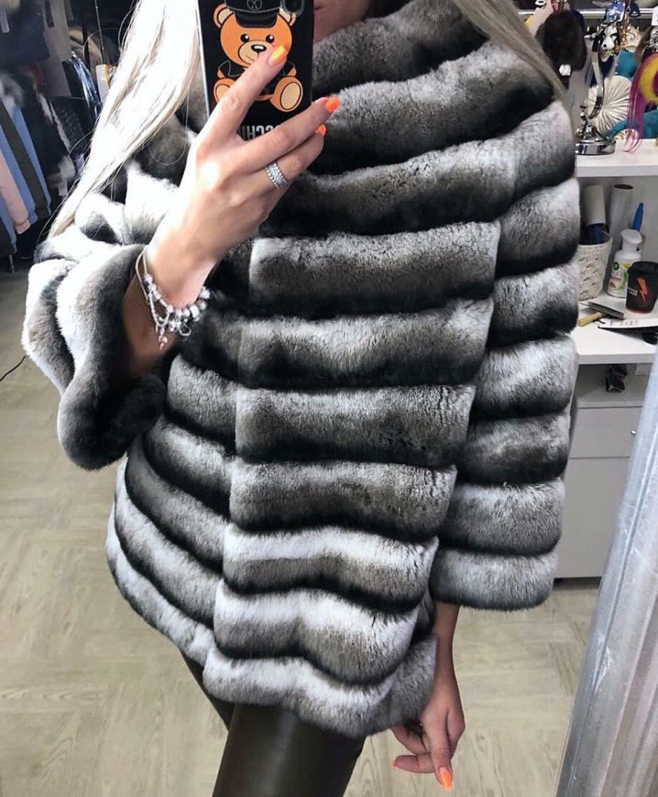 Шуба шиншилла рекс