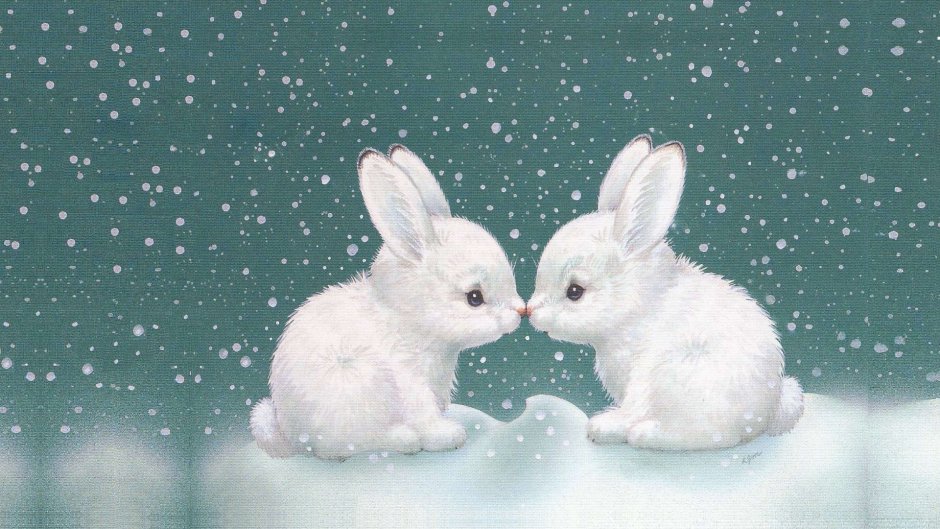 Новогодний зайчик