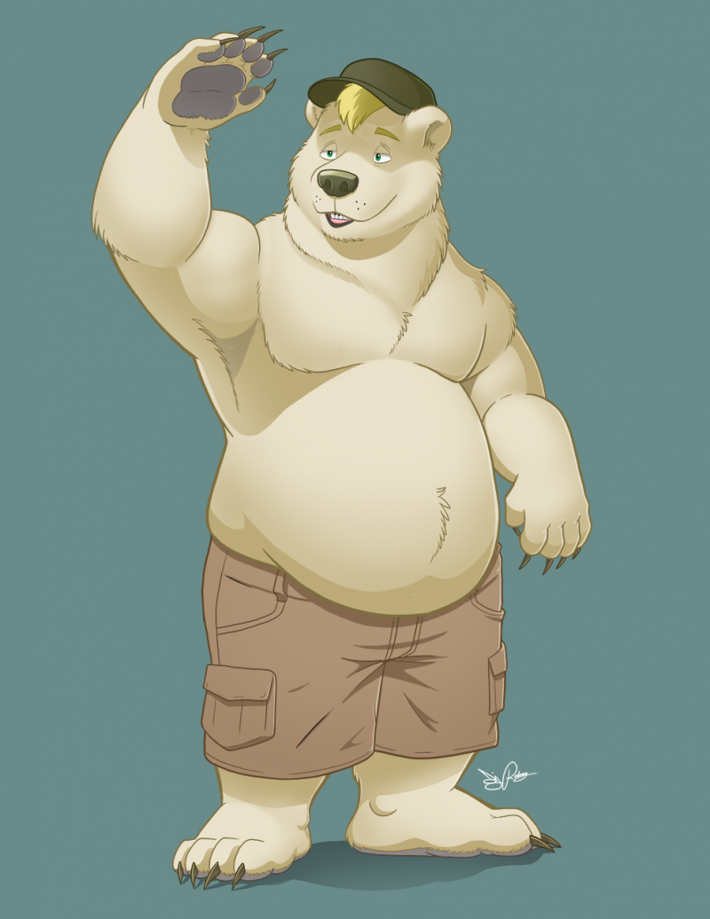 Накаченный медведь