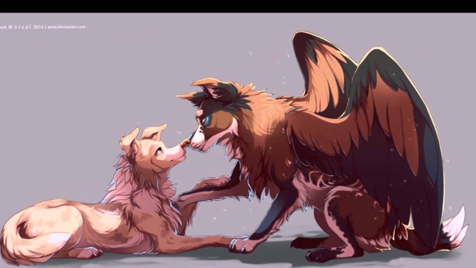 Аниме волки любовь