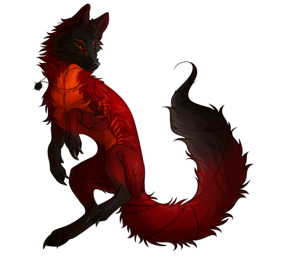 Мифические красного цвета