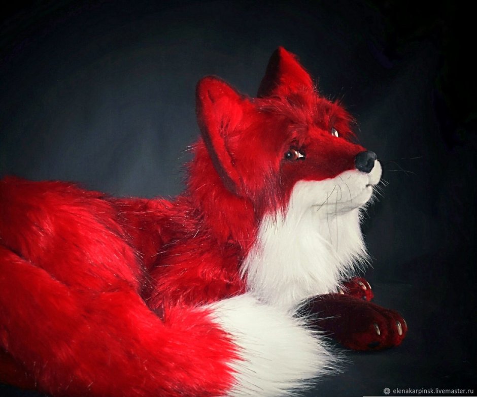 Красная лиса игрушка
