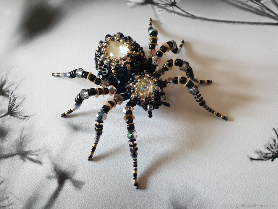 Брошь паук Тарантул