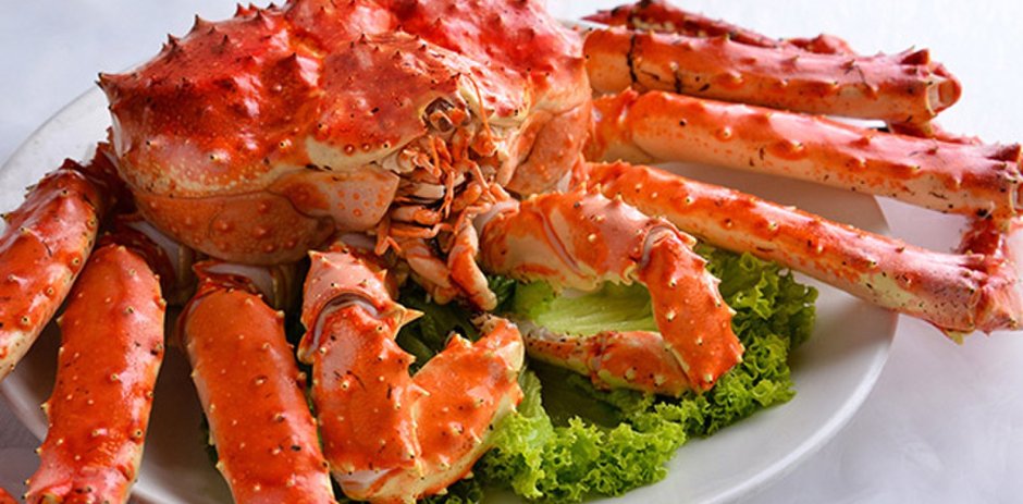 Камчатский краб и морепродукты