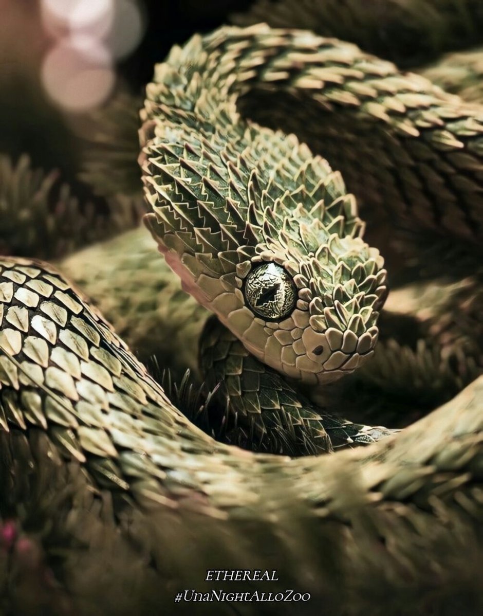 Кустарниковая гадюка (Atheris