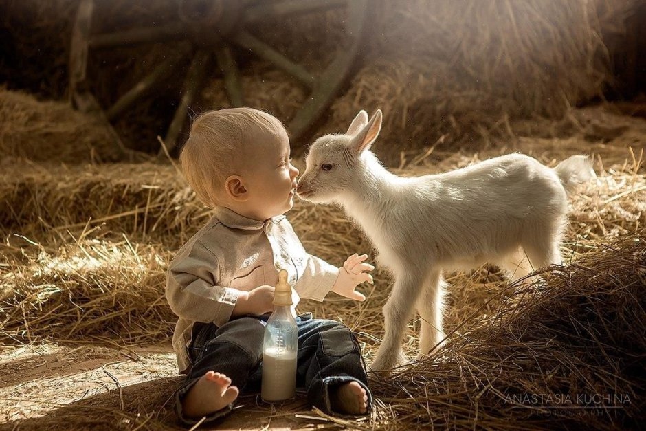 Мальчик с козленком