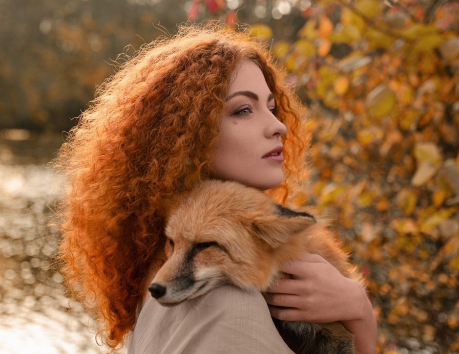Девушка и лиса