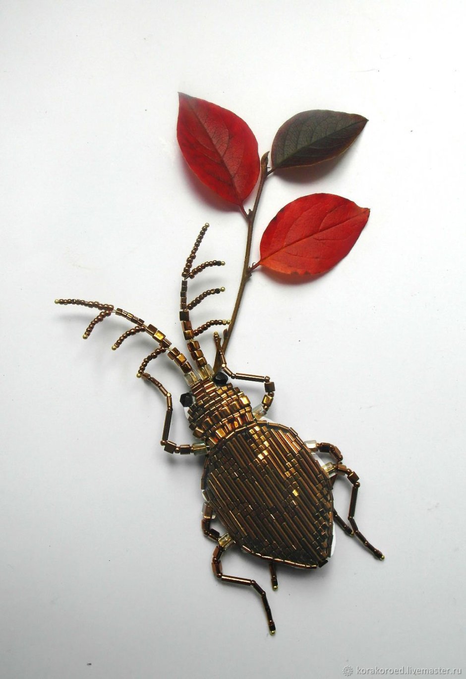 Лапки для жука брошь
