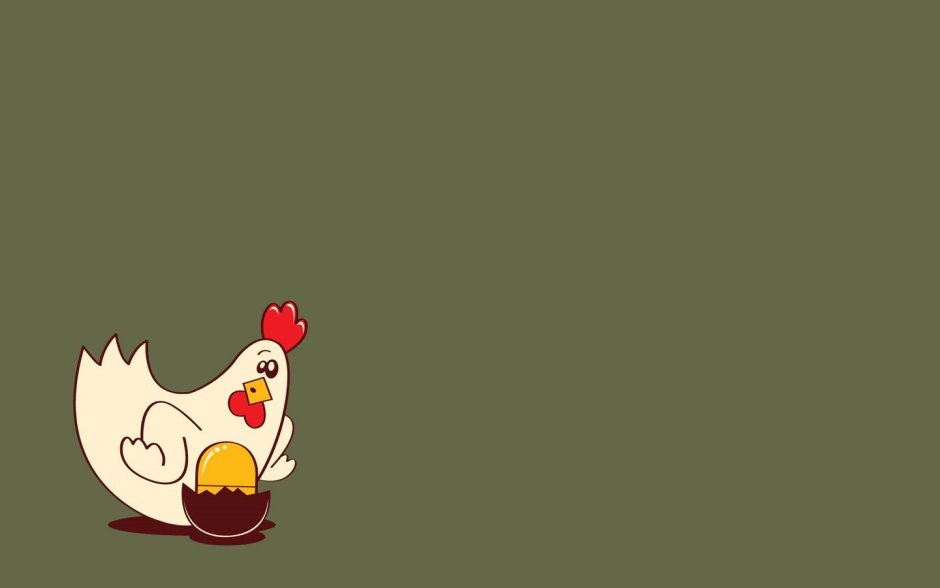 Обои на рабочий стол курица