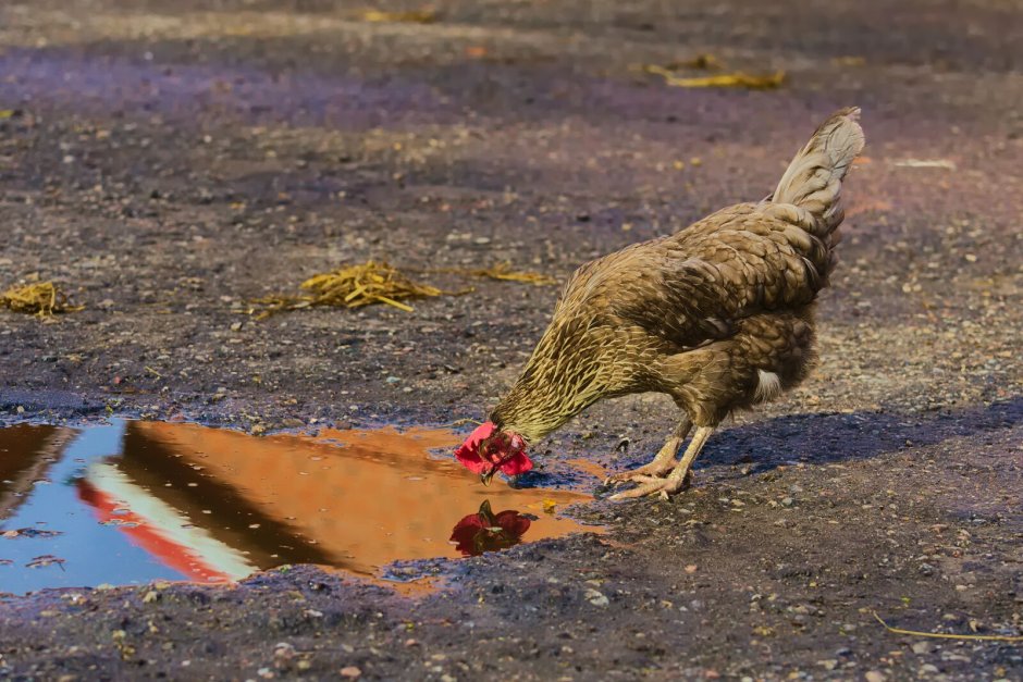 Курица в зеркале