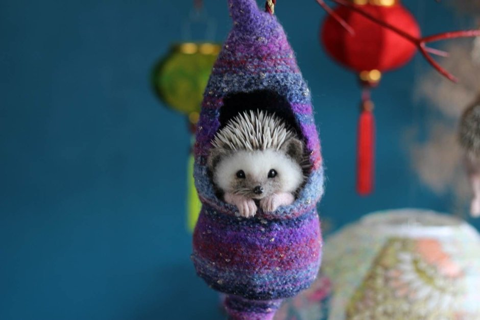 Новогодний Ежик
