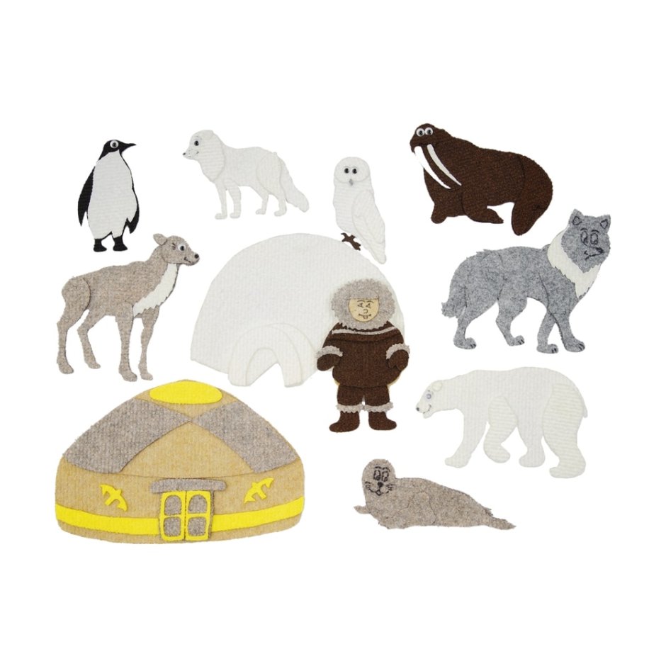 Дикие животные севера для дошкольников