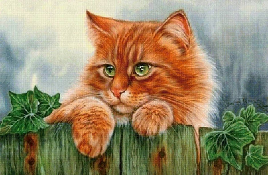 Ирина Гармашова картины кошки