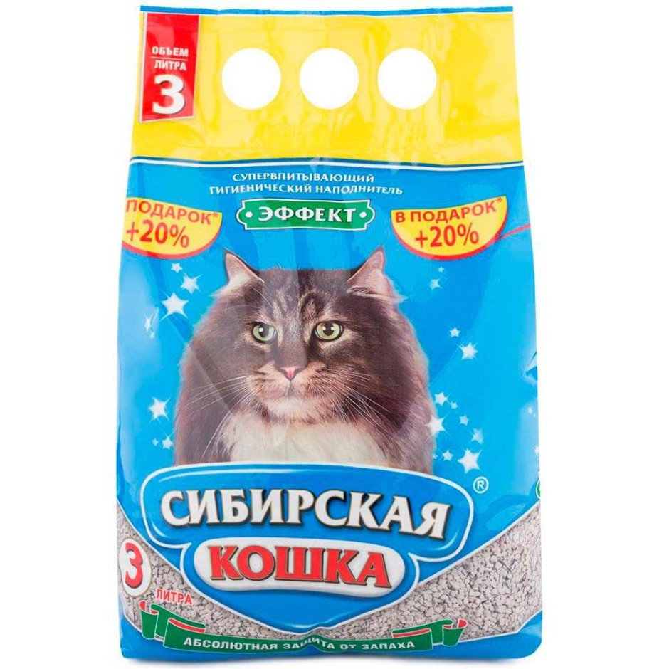 Наполнитель Сибирская кошка 3л
