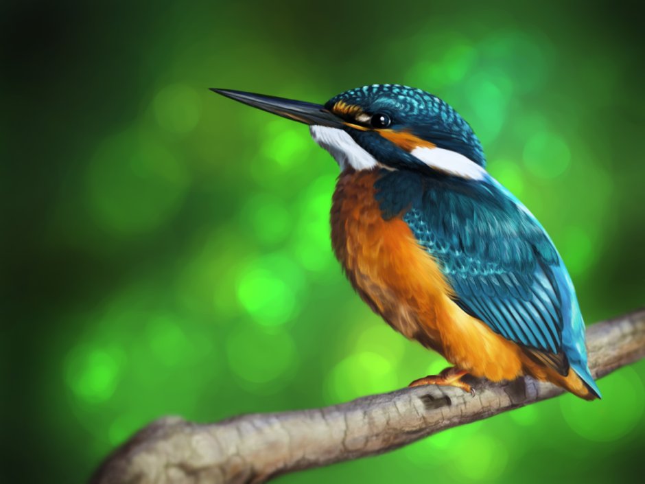 Eisvogel птица