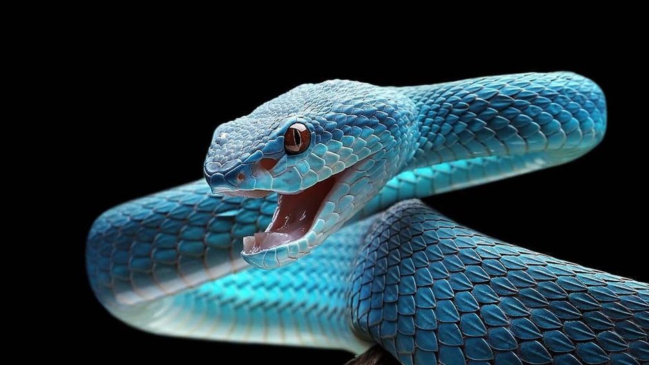 Змея Trimeresurus insularis
