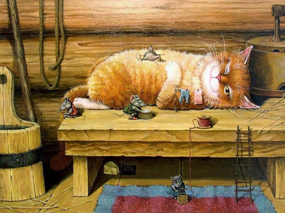 Домовой картины Александр Маскаев