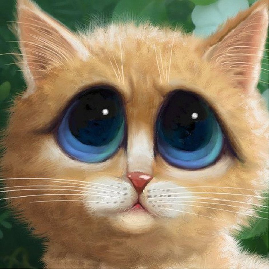 Катики сболшими глазками