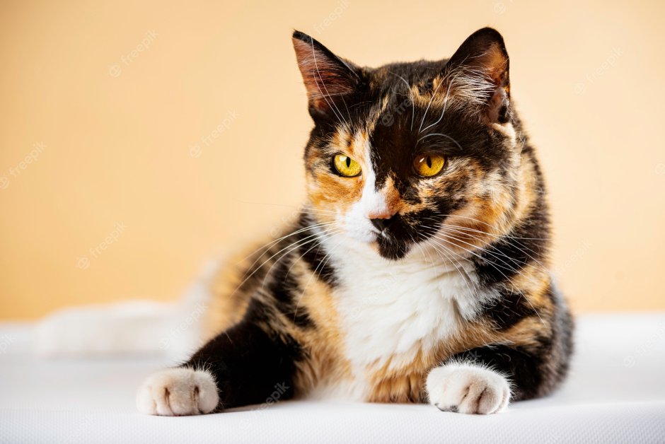 Британская кошка Калико