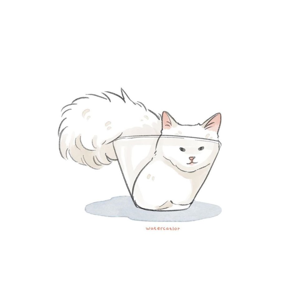 Эстетика нарисованных котов