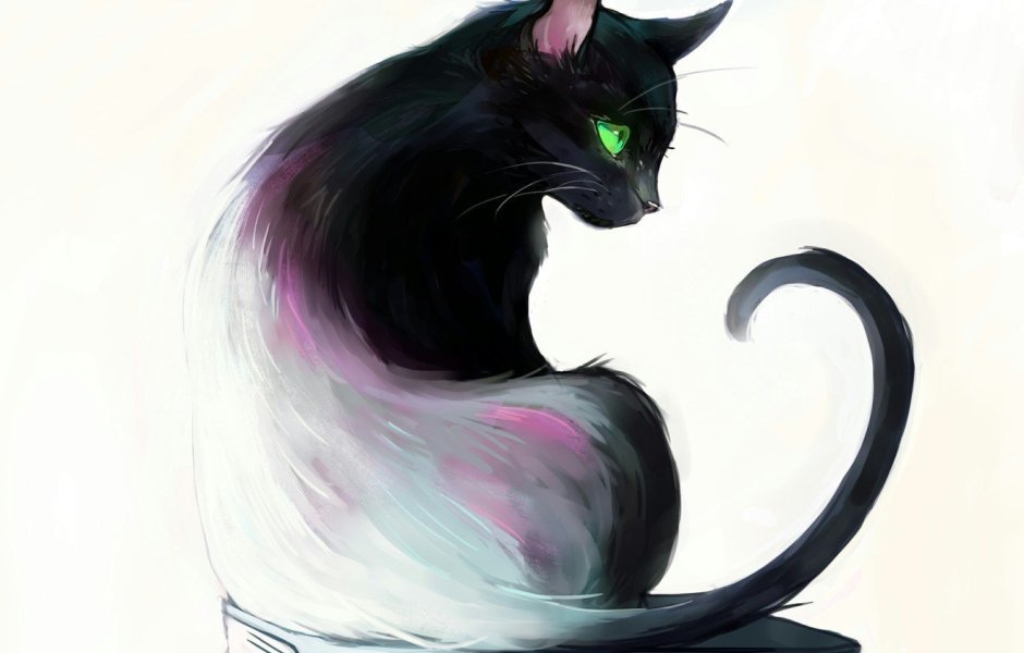 Грациозная кошка
