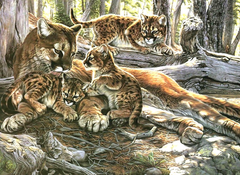 Художник al Agnew животные