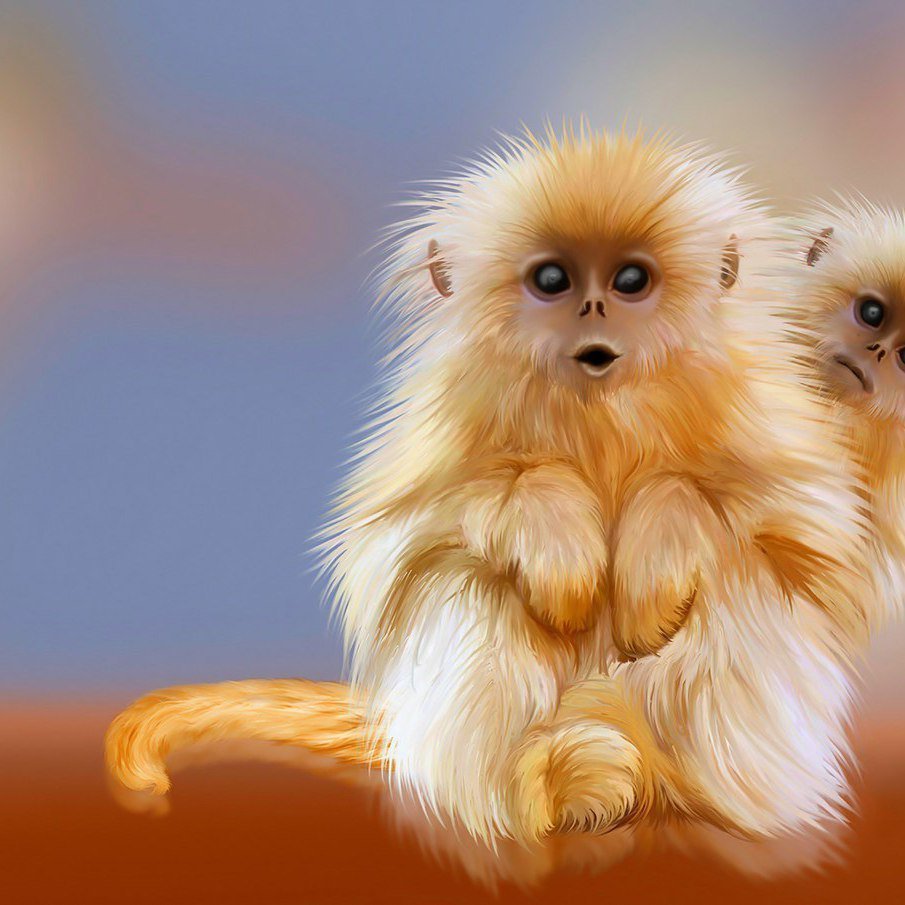 Милые обезьянки