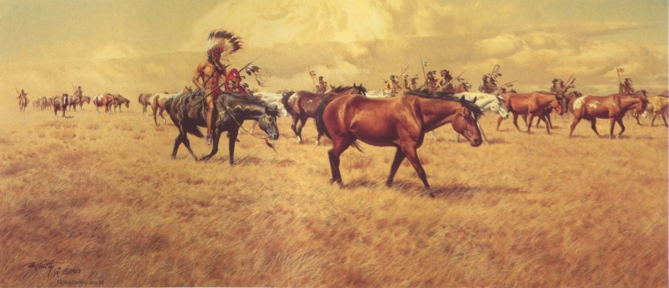 Frank MCCARTHY индейцы и прерии