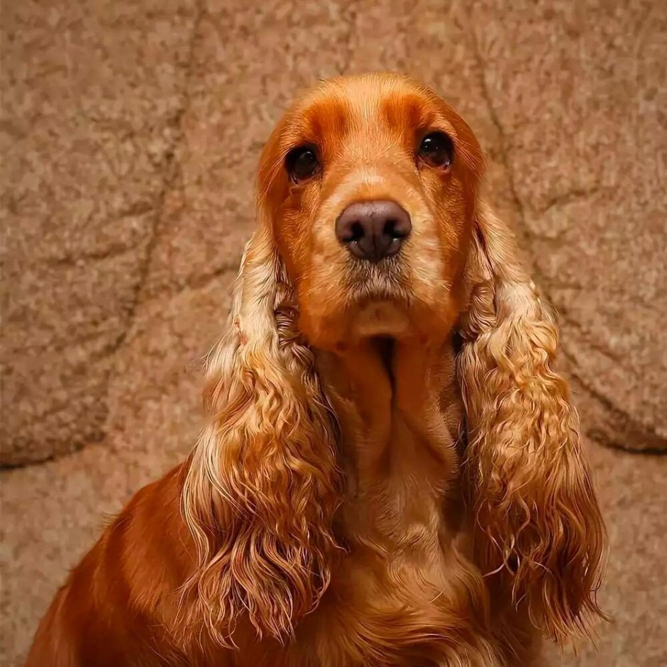 Английский кокер спание